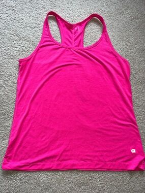 GAP Women's Bright Hot Pink Racerback Tank size xl